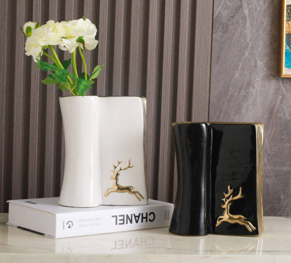 Golden Stag Vase